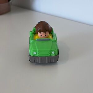 Fisher Price little people 2014 green coupe car
